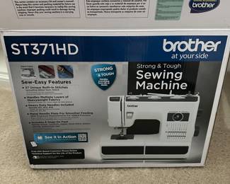 B39 - $75. Brother ST371HD Sewing Machine. Has power cord, pedal and original box. 