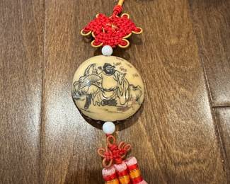 B47 - $15. Tagua Nut Tassel. 