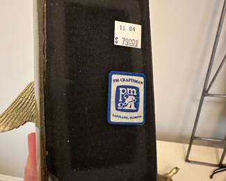 B38 - $60 PAIR. Brass Goose Bookends. Jennings Bros 879. PM Craftsman 