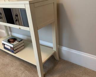 B36 - $60. Pier 1 - 2 Drawer Cabinet. Measures 42” x 14” x 30” tall. 