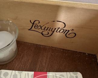 B1 - $450 PAIR. Henry Link for Lexington. Lighted Etegere. Each Measures 30” x 19” x 76” tall.  Both are in excellent condition!