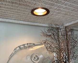 B1 - $450 PAIR. Henry Link for Lexington. Lighted Etegere. Each Measures 30” x 19” x 76” tall.  Both are in excellent condition!