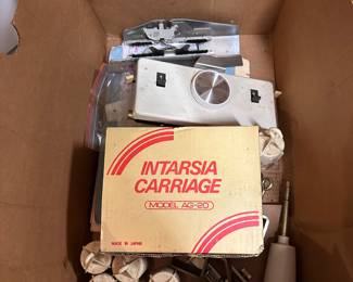 B84 - $200. Singer Knitting Machine. Model 360K. With a box of attachments. 