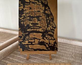 B8 - $10. Bayon Face Plaque from Cambodia