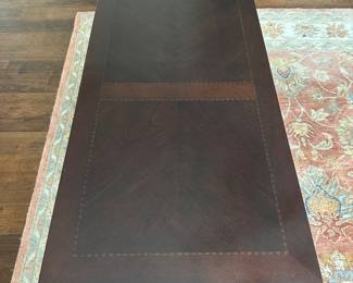 B20 - $95. Coffee Table on wheels. Measures 26" x 48" x 19" tall. 