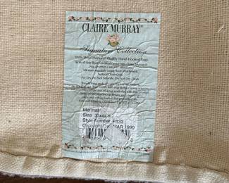 B41 - $125. Claire Murray Mermaid Area Rug. 100% wool. Measures 33 x 44.5”. 