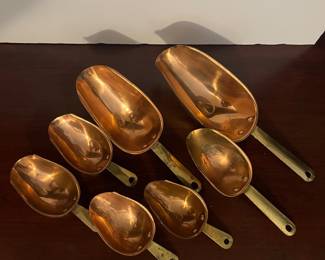 Copper scoops