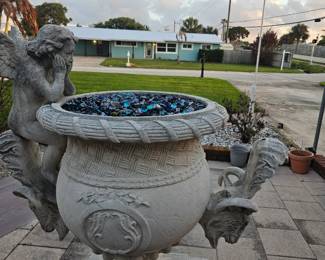 Concrete fiber large garden ornament $200 SUNDAY PRICE