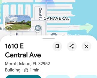 Here's the address for the sale