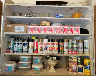 Paints and light bulbs