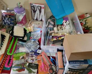 Lures and knitting needles 