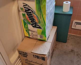 Paper Towels and toilet paper 