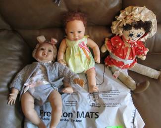 "REBORN DOLLS" - ORIGINAL OUTFITS (VOICEBOXES WORK), Antique Handmade Mexican Doll