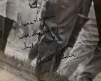 Autographed Arnold Palmer Photo