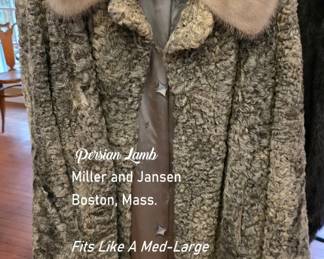Persian Lamb. Miller and Jansen. Boston Mass. 