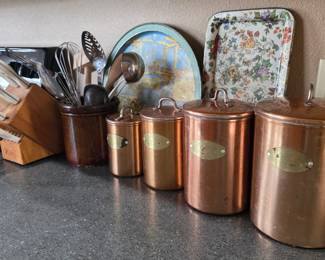 Copper Canister Set | Cutco Kitchen Knives