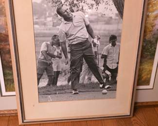 Autographed Arnold Palmer Photo
