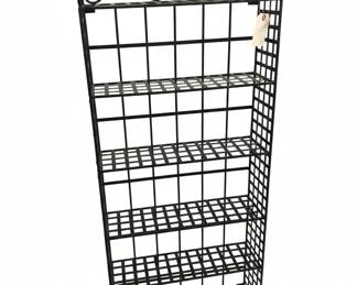 Wrought Iron Bakers Rack with Scrollwork