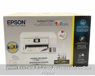 Epson EcoTank ET Wireless AllinOne Printer