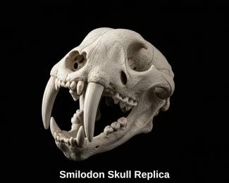 Smilodon Skull Replica