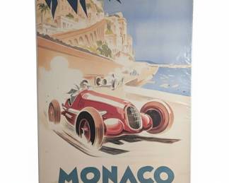 Monaco Grand Prix Poster by Geo Ham