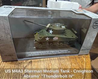 US MA Sherman Medium Tank  Creighton Abrams Thunderbolt IV