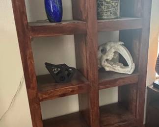 Solid Wood Open Shelf Bookcase