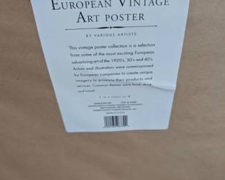 European Vintage Art Poster Collection