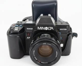 Minolta Maxxum mm SLR Camera with mm f or . Lens second image