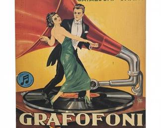 Leonetto Cappiello Grafofoni Columbia Advertising Poster
