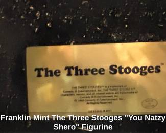 Franklin Mint The Three Stooges You Natzy Shero Figurine second image