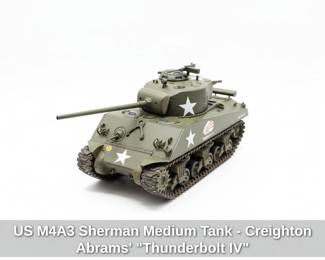 US MA Sherman Medium Tank  Creighton Abrams Thunderbolt IV second image