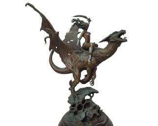 Maiden of the Golden Sword Bronze Sculpture by Boris Vallejo second image