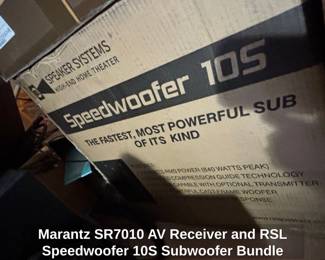 Marantz SR AV Receiver and RSL Speedwoofer S Subwoofer Bundle second image
