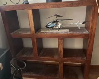 Modern Wooden Bookshelf or Console Table second image