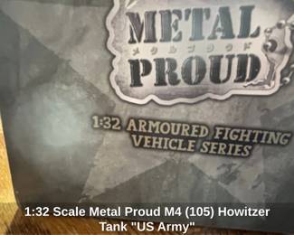 Scale Metal Proud M  Howitzer Tank US Army second image