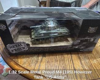 Scale Metal Proud M  Howitzer Tank US Army