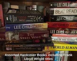 Assorted Hardcover Books including Frank Lloyd Wright titles second image