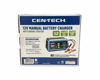 CenTech V Manual Battery Charger with Engine Starter