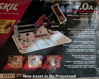 New Asset to Be Processed E