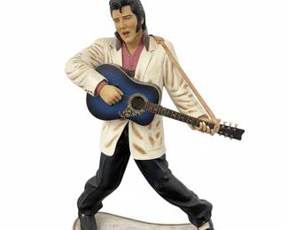 Elvis Presley The King LifeSize Statue with Guitar fifth image