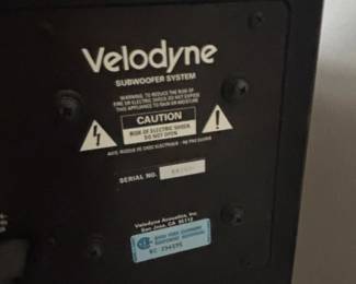 Velodyne VAX Subwoofer System second image