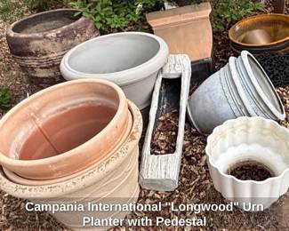 Campania International Longwood Urn Planter with Pedestal third image