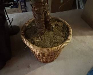 Artificial Areca Palm Tree in Wicker Basket second image