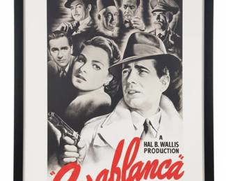Casablanca Movie Poster  Rerelease Style