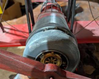 Red Baron Biplane Model