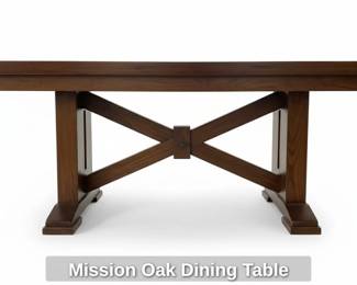 Mission Oak Dining Table second image