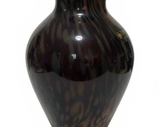 White Cristal Hand Made Vase