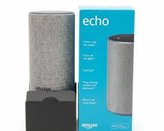 Amazon Echo second Generation  Heather Gray Fabric