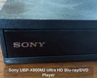 Sony UBPXM Ultra HD Bluray or DVD Player second image